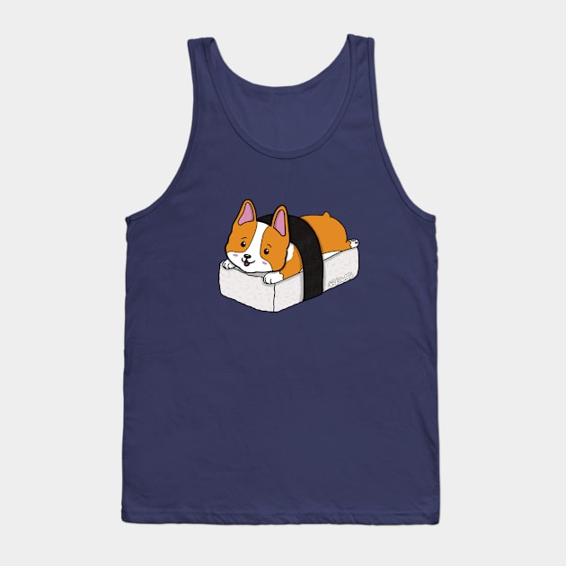 Nigiri Corgi Tank Top by SPufferARTs